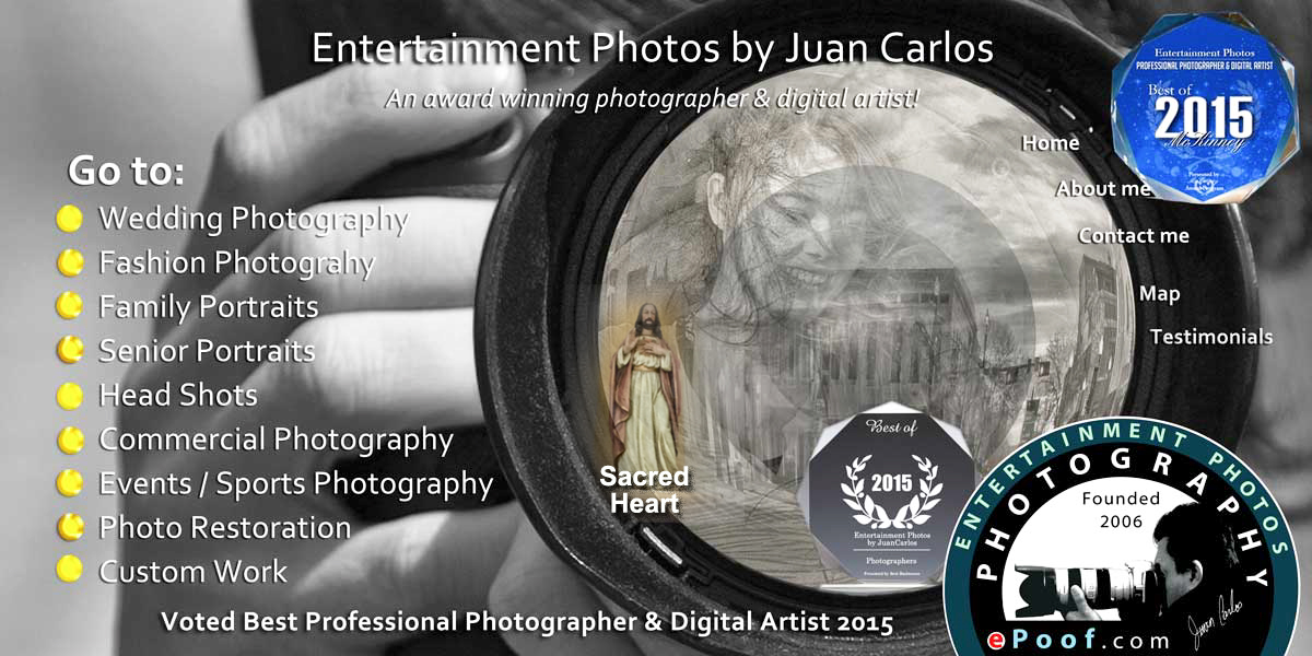 Entertainment Photos by Juan Carlos at epoof award winning photographer wedding photographer senior portraits family portraits head shots photo restoration 