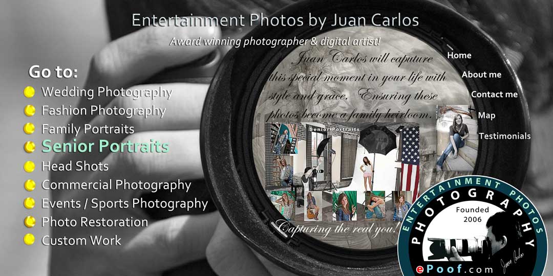 Entertainment Photos by Juan Carlos at epoof award winning photographer wedding photographer senior portraits family portraits head shots photo restoration 