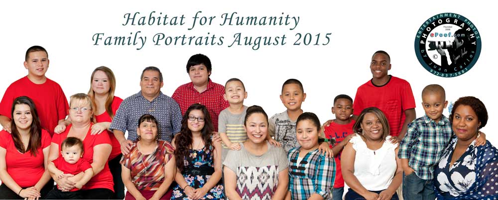Habitat for Humanity Family Portratis August 14 2015 by Juan Carlos of Entertainment Photos and epoof