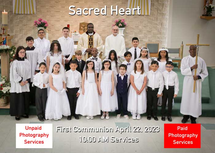 Sacred Heart First Communion Mass 42223